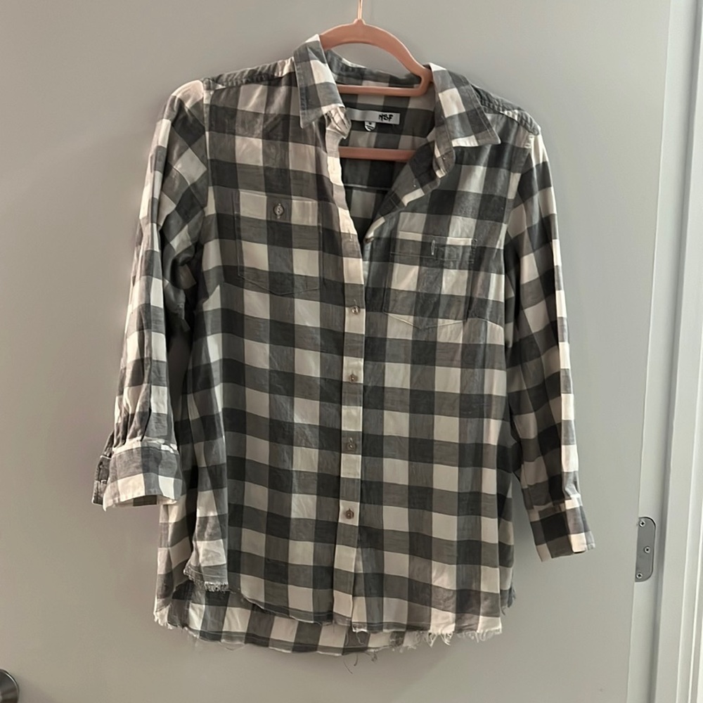 COPY - NSF plaid Emma Watson Flannel Shirt